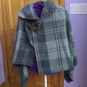 Lauren Ralph Lauren Check Cape